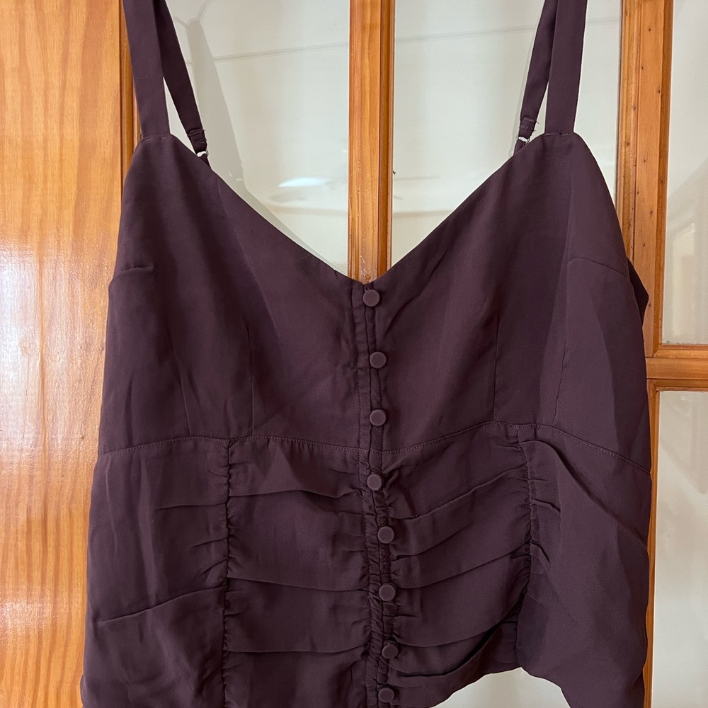 Abercrombie Tank Brown